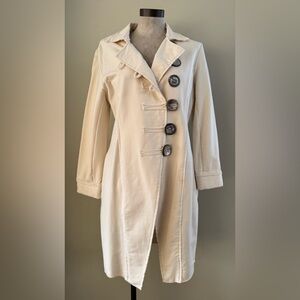 Neon Buddha Cream Jacket Spring Coat